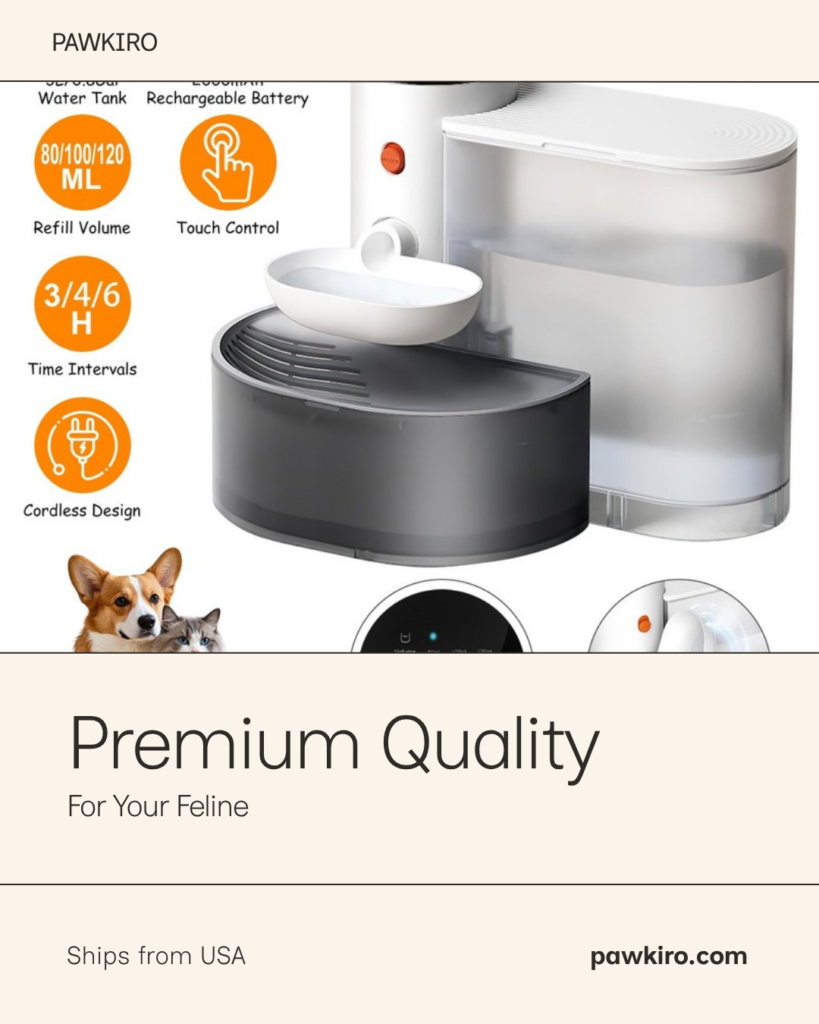 Smart Cordless Cat Water Fountain — 3L Auto-Refill Dispenser