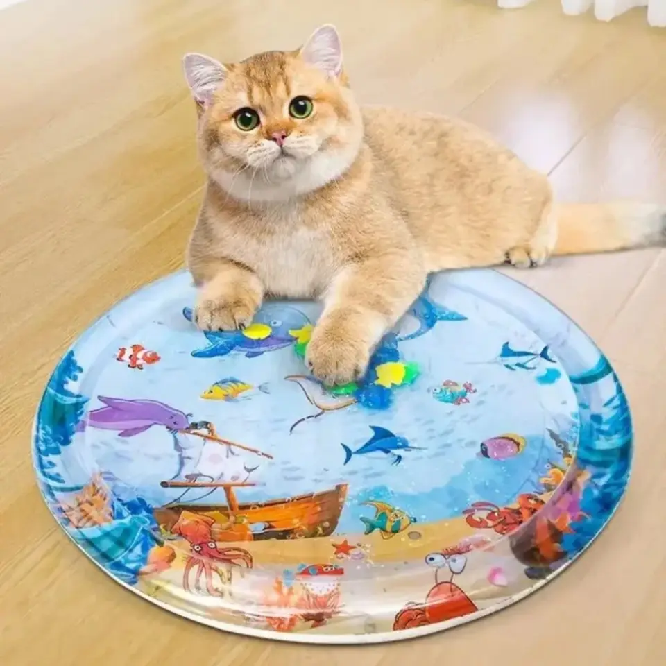 Water Sensory Play Mat for Cats — view 3