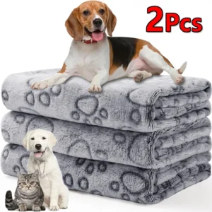 Soft Fluffy Cozy Pet Blanket Set (2-Pack)