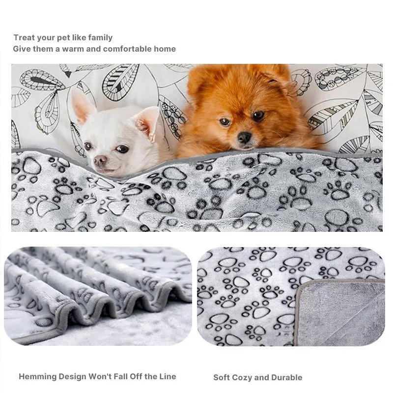 Soft Fluffy Cozy Pet Blanket Set (2-Pack) — view 4