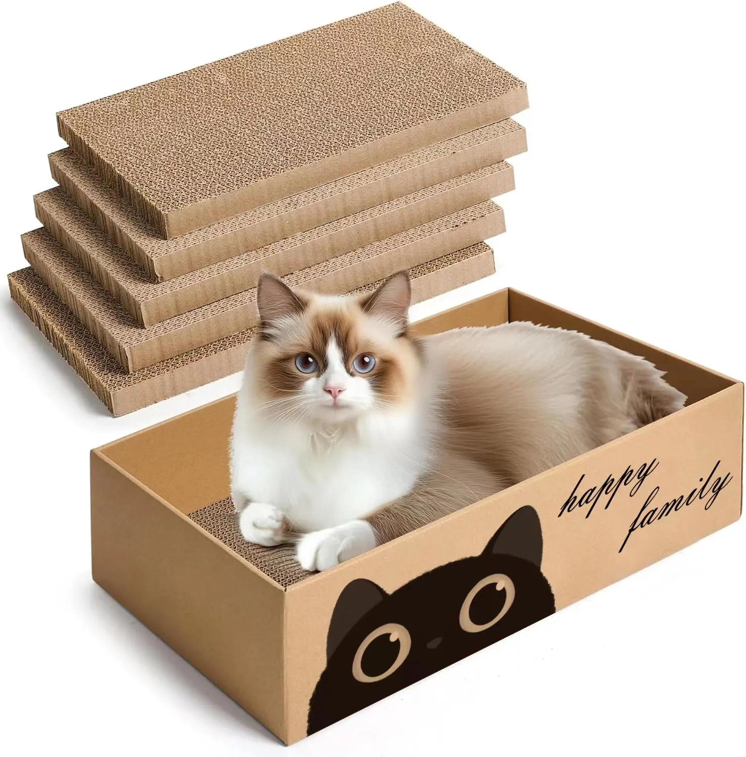 Cardboard Cat Scratcher Lounge